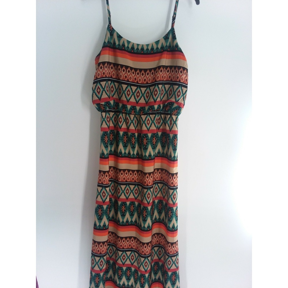 By & By Multicolored Long Maxi Dress Size Medium